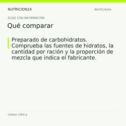Carbox 1000 g - Qué comparar | Nutricion24