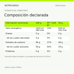 Carbox neutro 1000 g - Composición declarada | Nutricion24