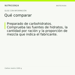 Carbox neutro 1000 g - Qué comparar | Nutricion24