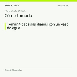 CLA 400 80 cápsulas - Cómo tomarlo | Nutricion24