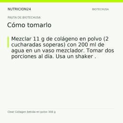 Clear Collagen bebida en polvo 308 g - Cómo tomarlo | Nutricion24