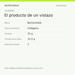 Clear Collagen Professional bebida en polvo 25 g - El producto de un vistazo | Nutricion24