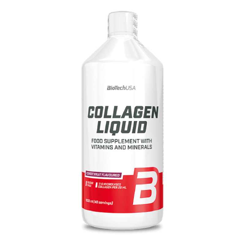 Collagen Liquid 1000 ml - frutas del bosque - imagen oficial BioTechUSA