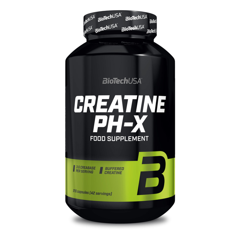 Creatine pH-X 210 cápsulas - imagen oficial BioTechUSA
