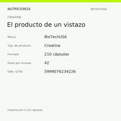 Creatine pH-X 210 cápsulas - El producto de un vistazo | Nutricion24