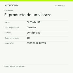 Creatine pH-X 90 cápsulas - El producto de un vistazo | Nutricion24