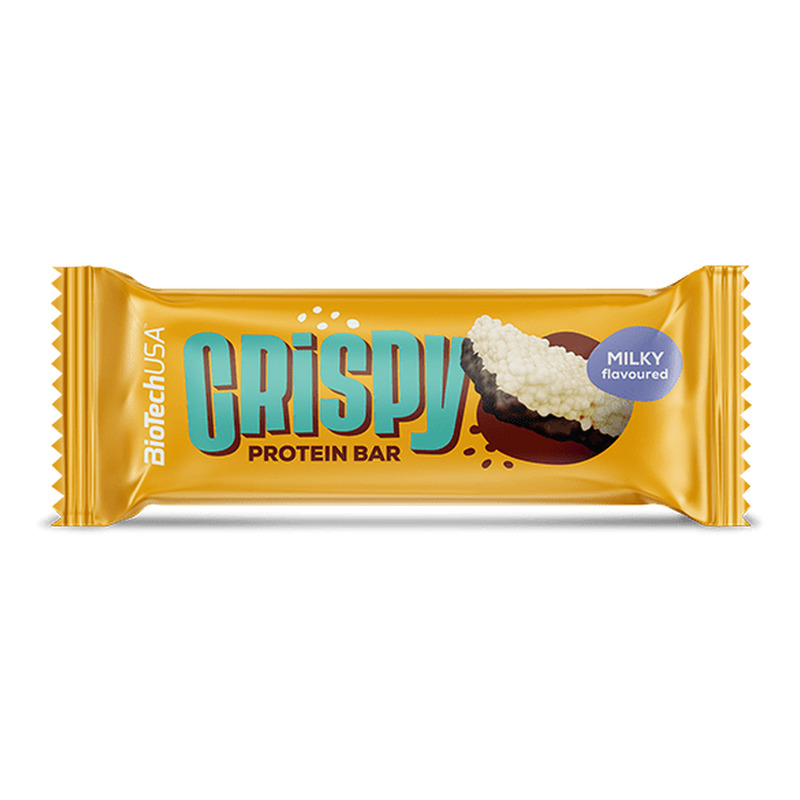 Crispy Protein Bar 40 g leche - leche - imagen oficial BioTechUSA