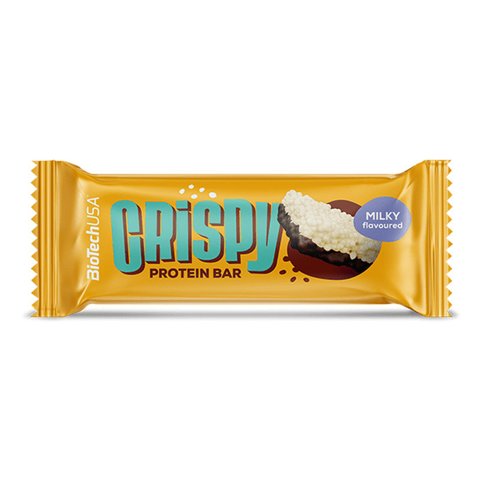 Crispy Protein Bar 40 g leche - leche - imagen oficial BioTechUSA