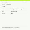 Crispy Protein Bar 40 g leche - 40 g | Nutricion24