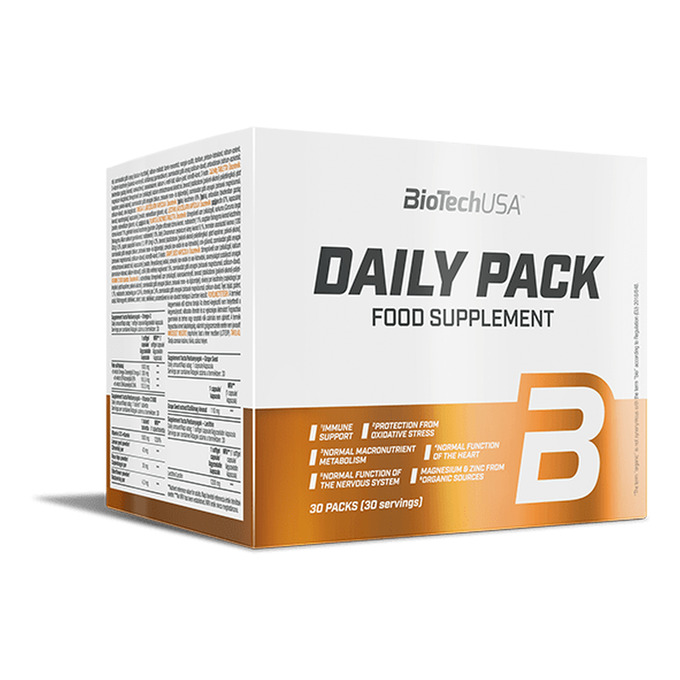 Daily Pack multivitamina 30 paquetes - imagen oficial BioTechUSA