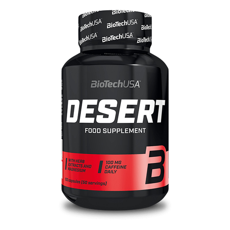Desert 100 megacápsulas - imagen oficial BioTechUSA