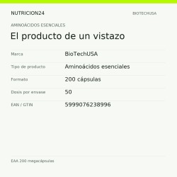 EAA 200 megacápsulas - El producto de un vistazo | Nutricion24