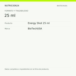 Energy Shot 25 ml - 25 ml | Nutricion24