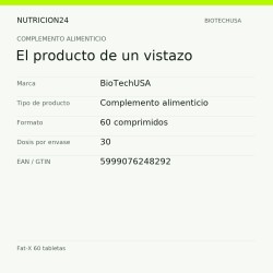 Fat-X 60 tabletas - El producto de un vistazo | Nutricion24