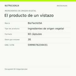Fenugreek 60 megacápsulas - El producto de un vistazo | Nutricion24