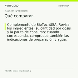 Fiber Mix bebida en polvo 225 g - Composición declarada | Nutricion24