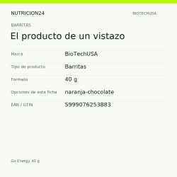 Go Energy 40 g - El producto de un vistazo | Nutricion24