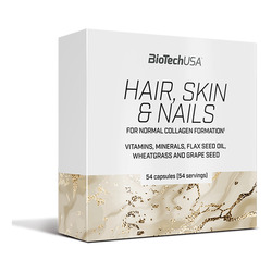 Hair, Skin & Nails 54 cápsulas - imagen oficial BioTechUSA
