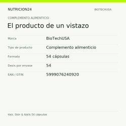 Hair, Skin & Nails 54 cápsulas - El producto de un vistazo | Nutricion24