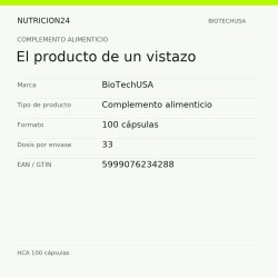 HCA 100 cápsulas - El producto de un vistazo | Nutricion24
