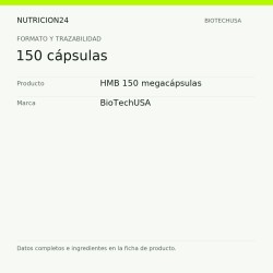 HMB 150 megacápsulas - 150 cápsulas | Nutricion24