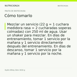 Hydro Whey Zero 1816 g - Cómo tomarlo | Nutricion24