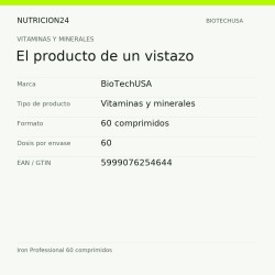 Iron Professional 60 comprimidos - El producto de un vistazo | Nutricion24
