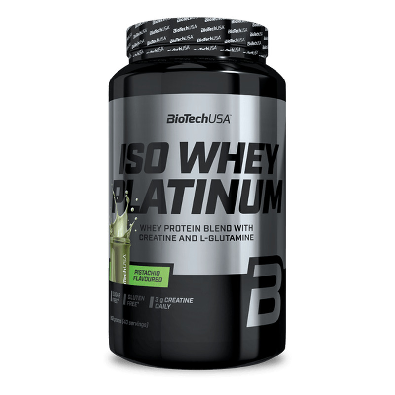 Iso Whey Platinum 908 g - pistacho - imagen oficial BioTechUSA