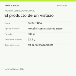 Iso Whey Platinum 908 g - El producto de un vistazo | Nutricion24