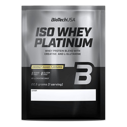 Iso Whey Platinum 22,5 g - coco-mango - imagen oficial BioTechUSA
