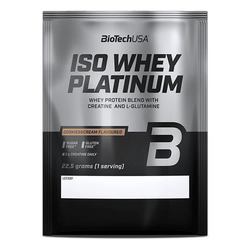 Iso Whey Platinum 22,5 g - cookies&cream - imagen oficial BioTechUSA