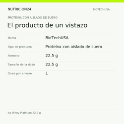 Iso Whey Platinum 22,5 g - El producto de un vistazo | Nutricion24