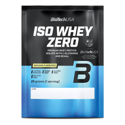 Iso Whey Zero bebida de proteína en polvo 25 g - plátano - imagen oficial BioTechUSA