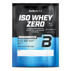 Iso Whey Zero bebida de proteína en polvo 25 g - black biscuit - imagen oficial BioTechUSA