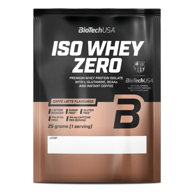 Iso Whey Zero caffé latte 25 g - caffé latte - imagen oficial BioTechUSA