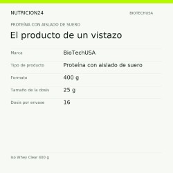 Iso Whey Clear 400 g - El producto de un vistazo | Nutricion24