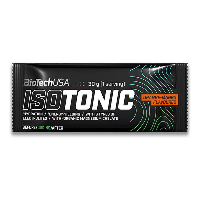 IsoTonic 30 g - naranja con mango - imagen oficial BioTechUSA