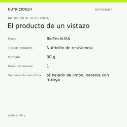 IsoTonic 30 g - El producto de un vistazo | Nutricion24