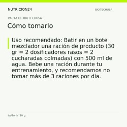 IsoTonic 30 g - Cómo tomarlo | Nutricion24