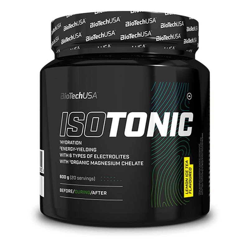 IsoTonic 600 g - té helado de limón - imagen oficial BioTechUSA