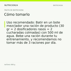 IsoTonic 600 g - Cómo tomarlo | Nutricion24