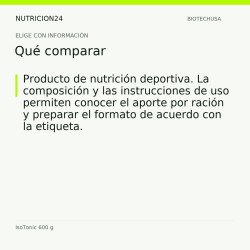 IsoTonic 600 g - Qué comparar | Nutricion24