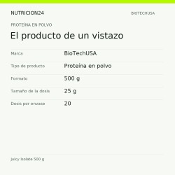 Juicy Isolate 500 g - El producto de un vistazo | Nutricion24