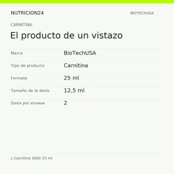 L-Carnitine 3000 25 ml - El producto de un vistazo | Nutricion24