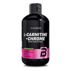 L-Carnitine + Chrome bebida 500 ml - naranja - imagen oficial BioTechUSA