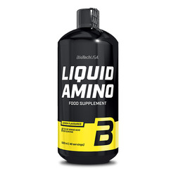Liquid Amino 1000 ml - limón - imagen oficial BioTechUSA