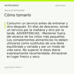 Liquid Amino 1000 ml - Cómo tomarlo | Nutricion24