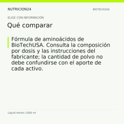 Liquid Amino 1000 ml - Qué comparar | Nutricion24