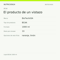 Liquid BCAA 1000 ml - El producto de un vistazo | Nutricion24