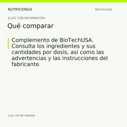 Liver Aid 60 tabletas - Qué comparar | Nutricion24